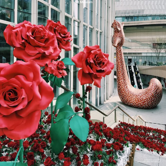 Valentinsdagspapirblomst