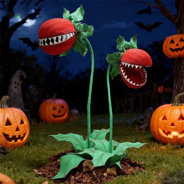 Halloween papir blomster