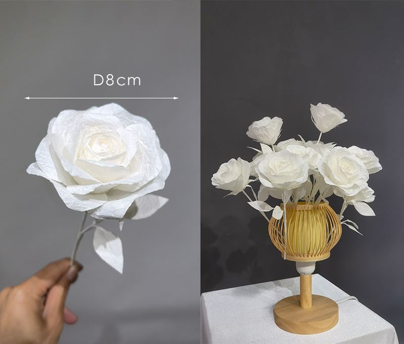 Mini papirblomster til håndværk