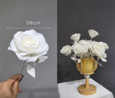 Mini papirblomster til håndværk